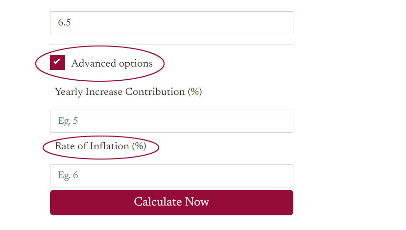 NPS Calculator with Inflation